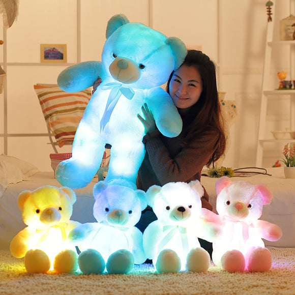 Teddybeer met LED-verlichting