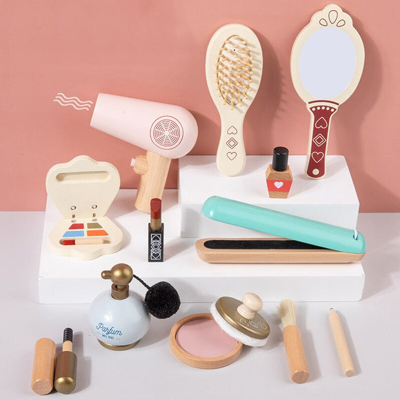 Houten Beauty & Make-Up set