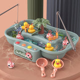 Waterpark met hengel-spel